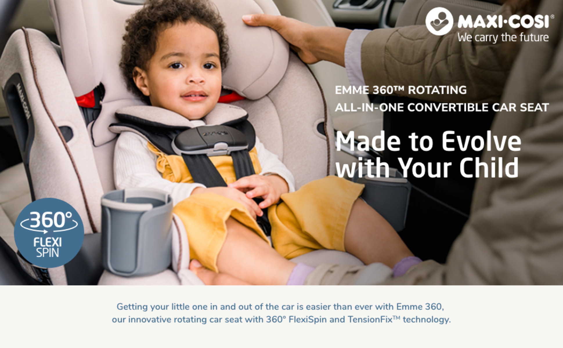 Maxi-Cosi® Emme 360º Rotating All-in-One Car Seat