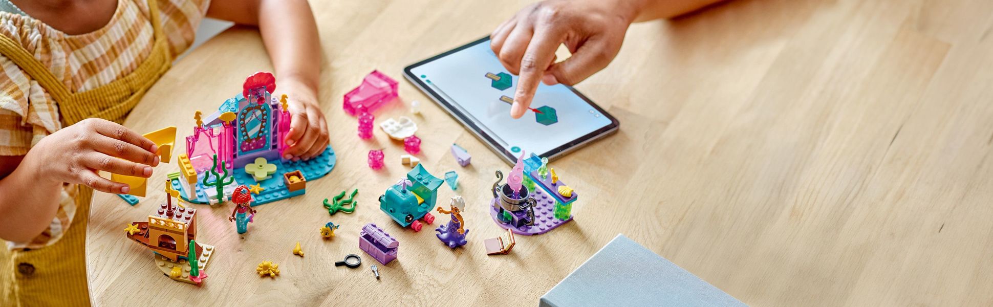 Adults can join youngsters and be part of the fun with this building set while encouraging kids to create imaginative stories.