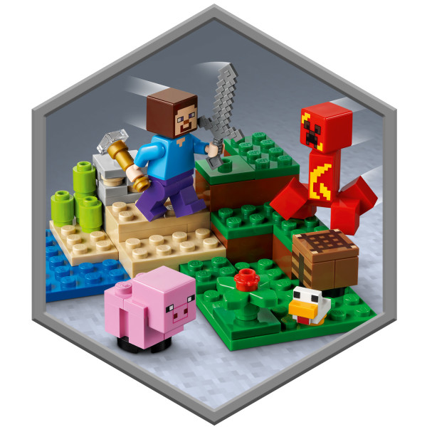  LEGO Minecraft The Creeper Ambush Building Toy 21177