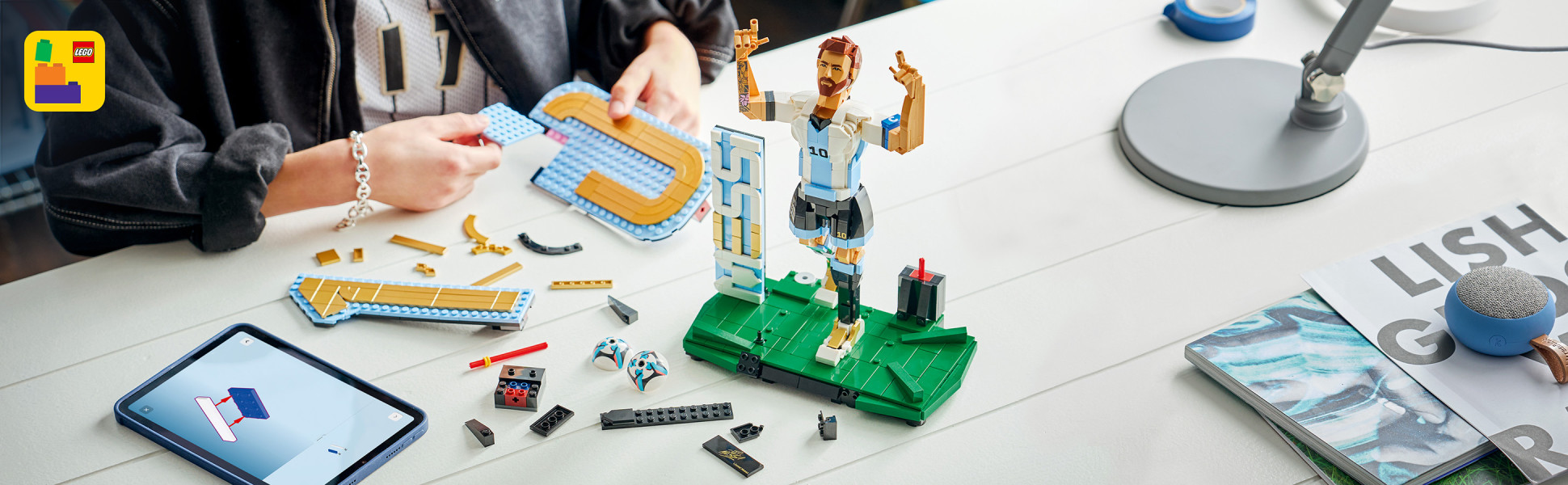 Builders can zoom in, rotate sets in 3D and track their progress using the fun, intuitive LEGO Builder app.