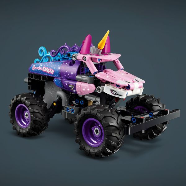 Check out the sparkling stars and iconic unicorn horn.