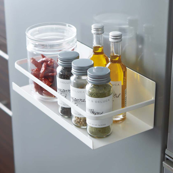 Yamazaki Home Magnetic Spice Rack in Steel on Food52