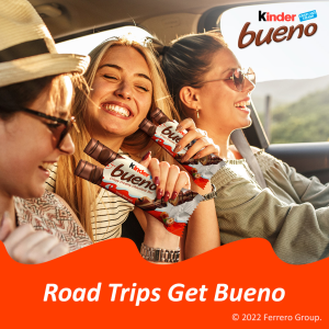 Kinder Bueno Chocolate & Hazelnut Cream Candy Bars, 20 × 43 g