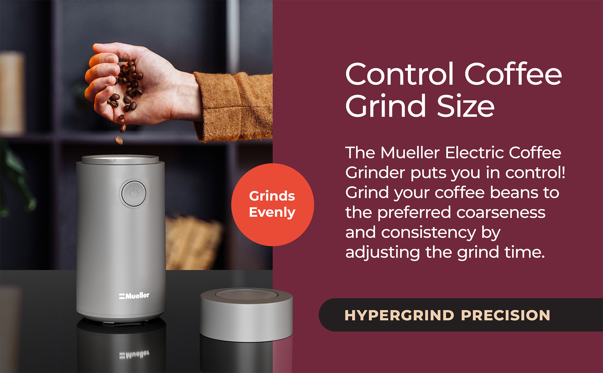 Macinacaffè Elettrico 300W Con Lama In Acciaio Inossidabile - Foto 13