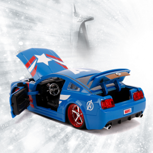 Captain America 2006 Ford Mustang GT 1:24 Vehicle Figure - Walmart.com