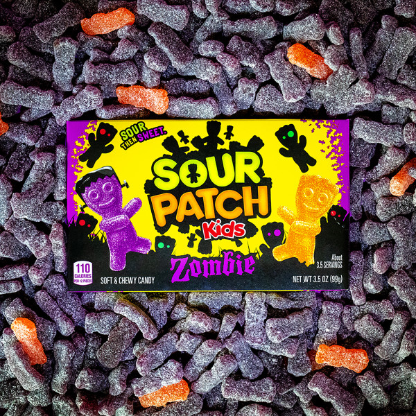 SOUR PATCH KIDS Zombie Orange & Purple Soft & Chewy