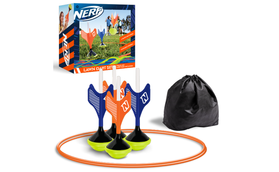 Nerf Game Badminton Set Jumbo - Outdoor Party Game for All Ages