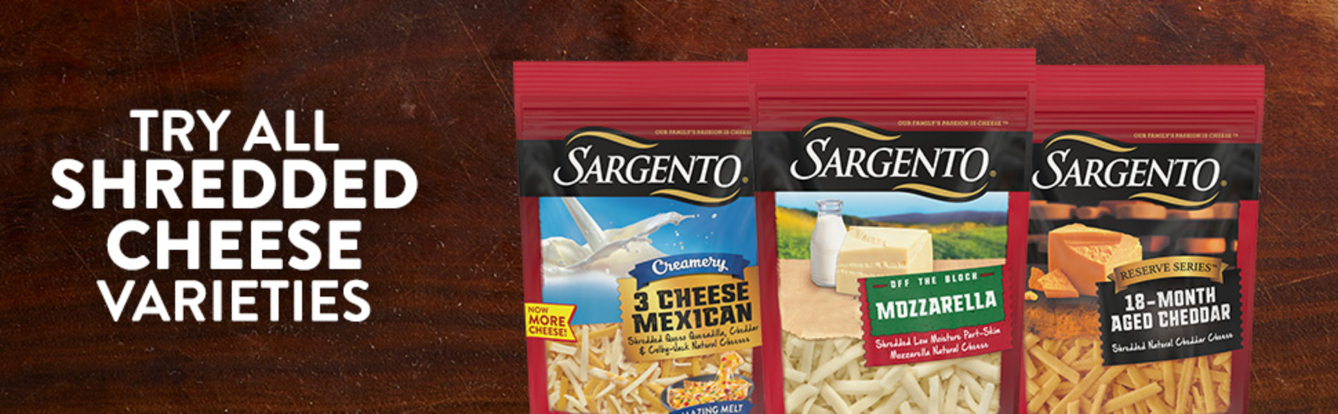 Sargento® Off the Block Shredded Cheddar Jack Cheese, 16 oz - Jay