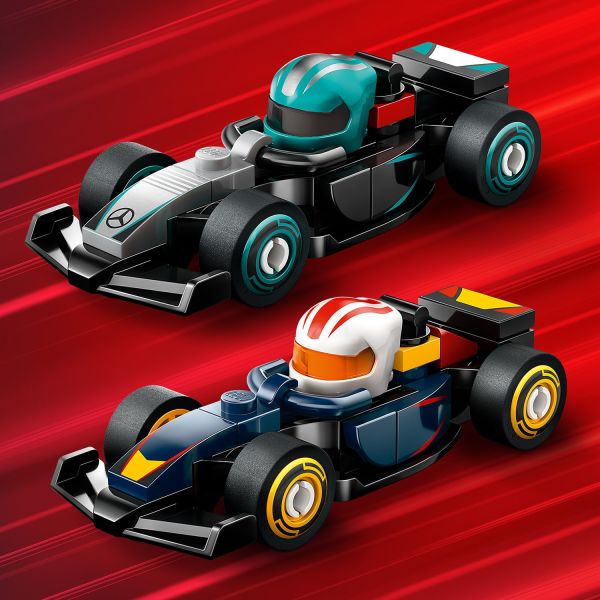 RB20 and Mercedes-AMG.