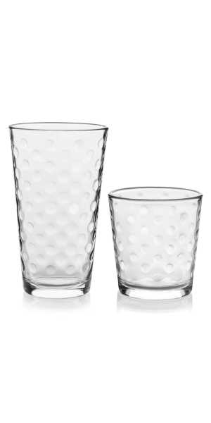 Libbey Awa 16-Piece Tumblers and Rocks Glass Set