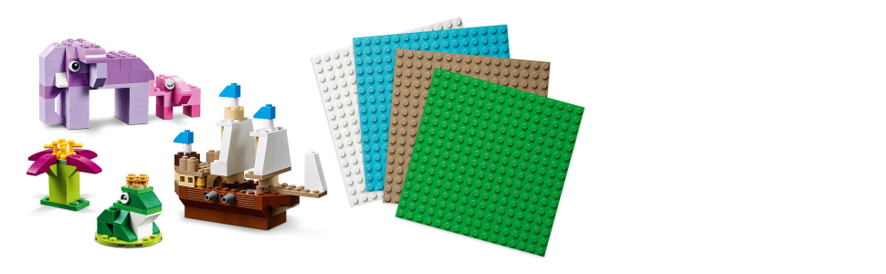 LEGO Classic Bricks Bricks Plates 11717 Building Toy; Great Gift