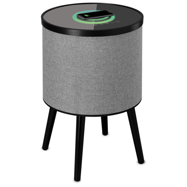 DecorTech 3-in-1 Bluetooth Speaker End Table with Wireless