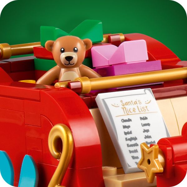 Fun elements include a teddy bear and Santa’s list.