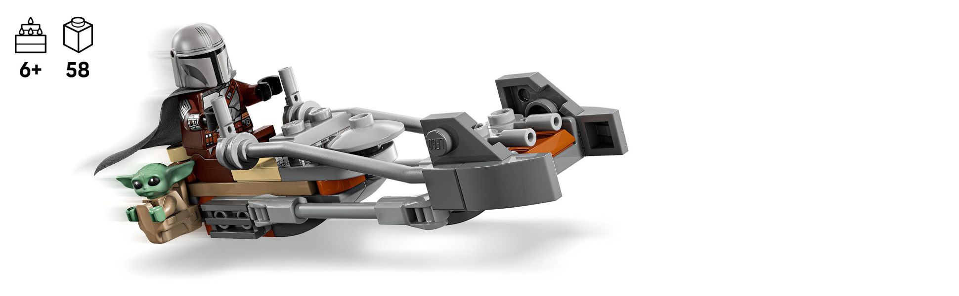 This speeder bike construction toy is designed to be a quick build for young kids – and then the fantasy adventures begin.