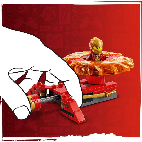 LEGO NINJAGO Kai's Dragon Spinjitzu Spinner Building Toy 71823
