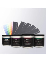 BEHR DYNASTY 5 gal. #T13-2 Empire Porcelain Satin Enamel Interior  Stain-Blocking Paint & Primer 765005 - The Home Depot