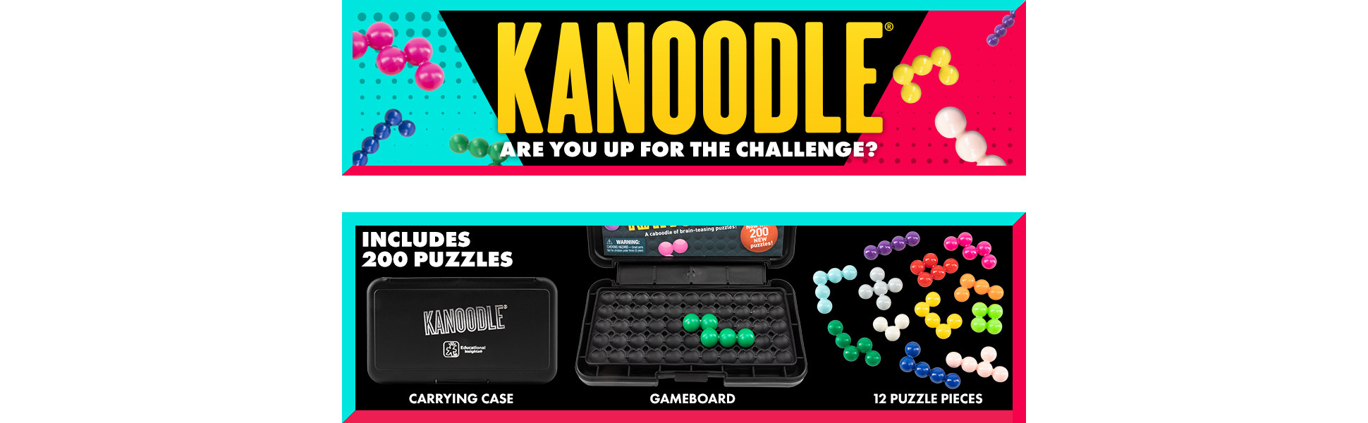 LEARNING RESOURCES KANOODLE EXTREME 303 2D AND 3D BRAIN TEASER