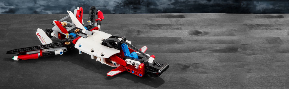 LEGO® Technic L'hélicoptère de secours Jeu de construction, 8 Ans et Plus,  325 Pièces 42092: .fr: Jeux et Jouets