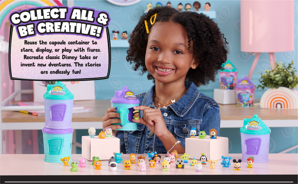 Disney Doorables Squish'alots Squish Machine and Collectible Blind Bag  Figures, Officially Licensed Kids Toys for Ages 5 Up by Just Play