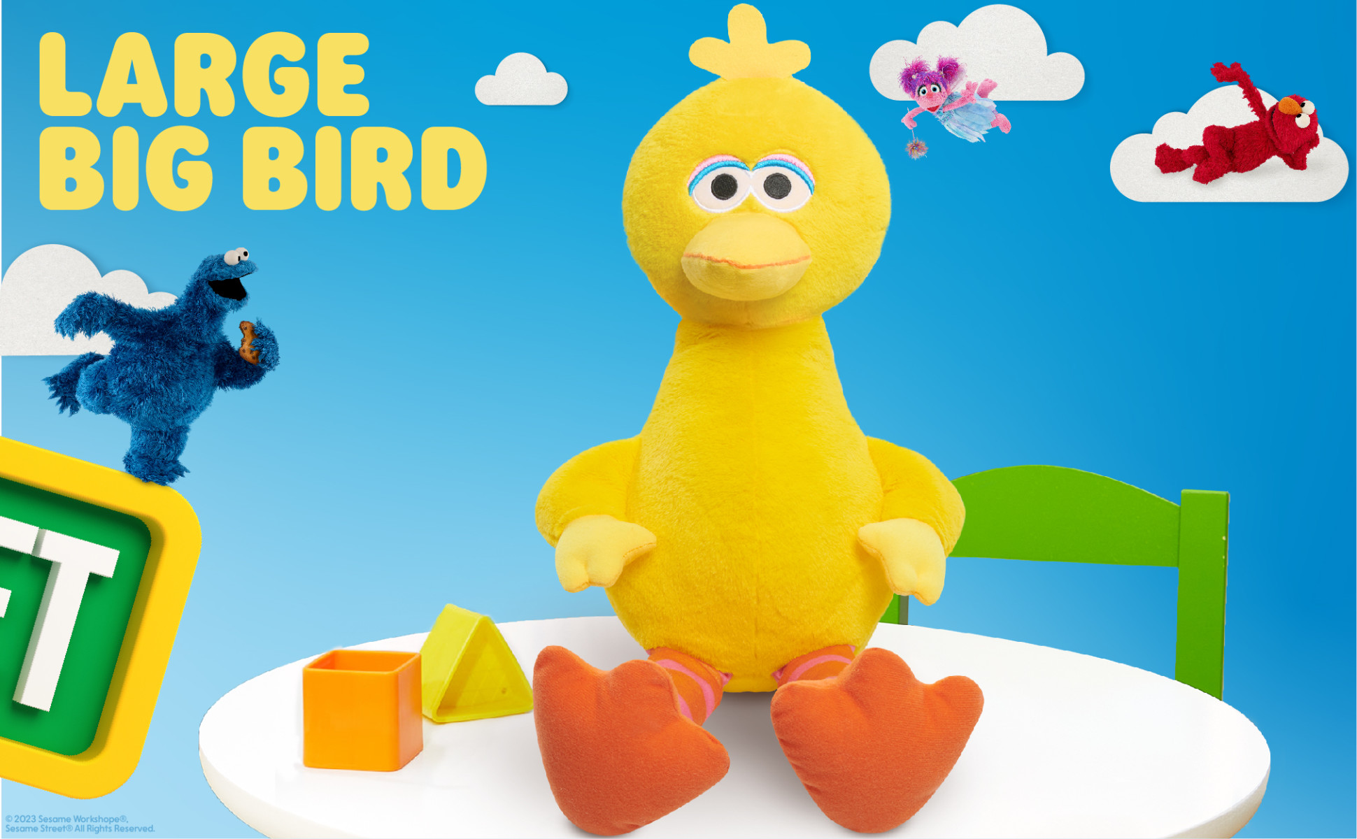 Giant big bird stuffed animal online