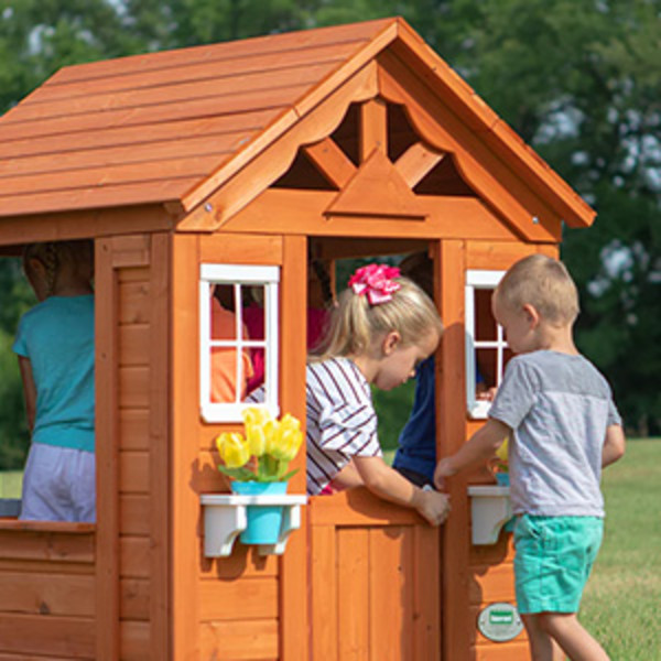 Wooden playhouse walmart discount