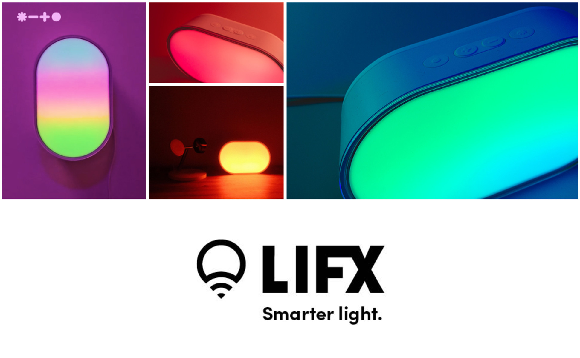 LIFX Luna 5 in. x 8 in. Oval White Integrated LED Multi
