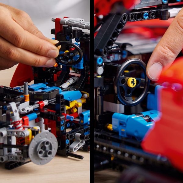 Test out the supercar’s steering and suspension.