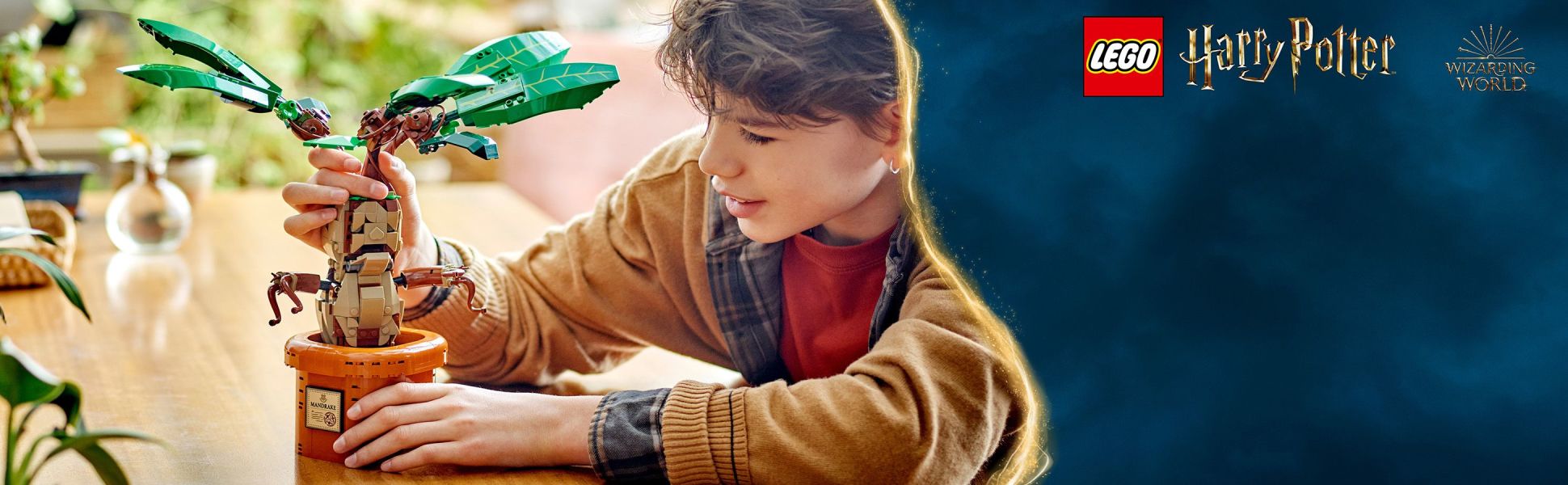 Bring the magic of a Hogwarts Herbology class into kids’ lives with the first-ever LEGO Harry Potter Mandrake plant toy.