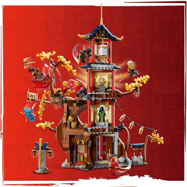 LEGO NINJAGO 71795 Temple of the Dragon Energy Cores Building