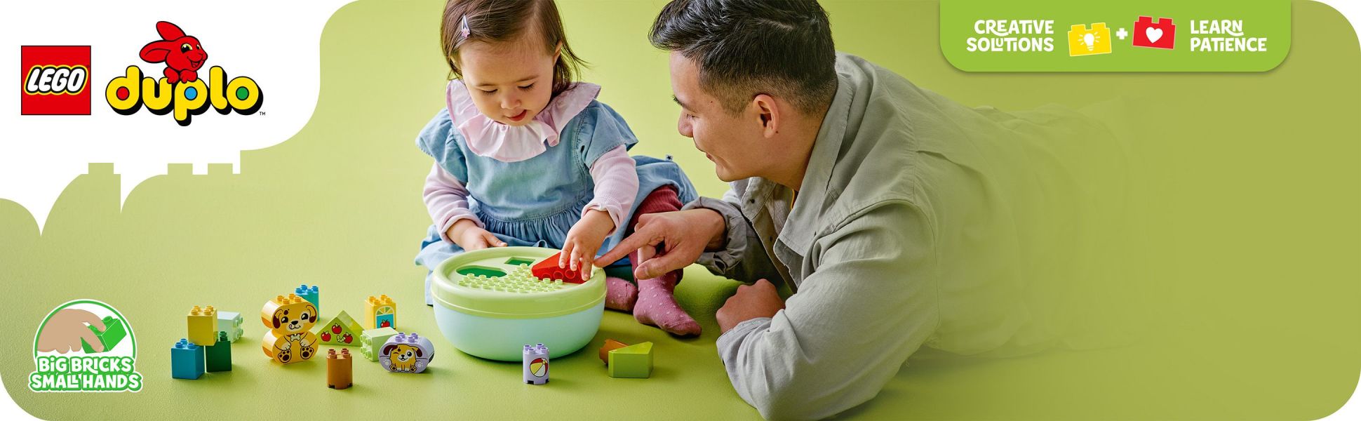 Sharpen your toddler’s preschool skills and lift the lid on a whole heap of puppy play with this colorful shape-sorting toy.