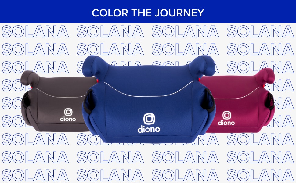 Solana® 2 Booster Seat 2 Pack  diono® Booster Seats & Car Seats
