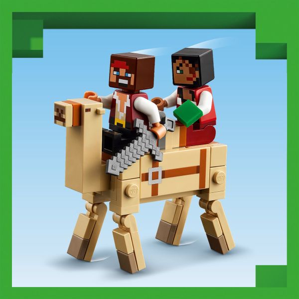 The camel’s 2-seat saddle has room for both pirates.