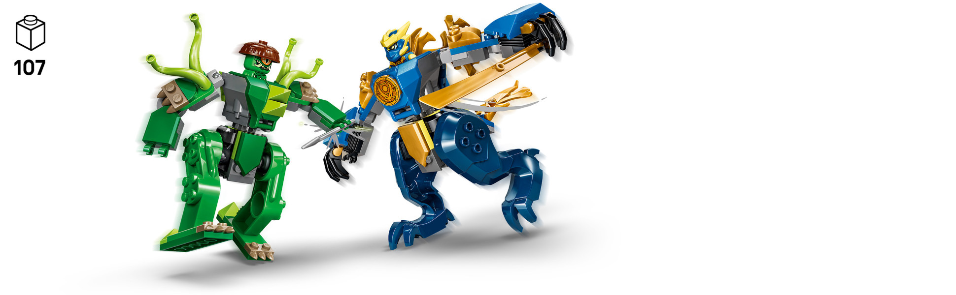 LEGO NINJAGO Jay's Dragon Mech Fight Toy 71853 6585670 - Best Buy