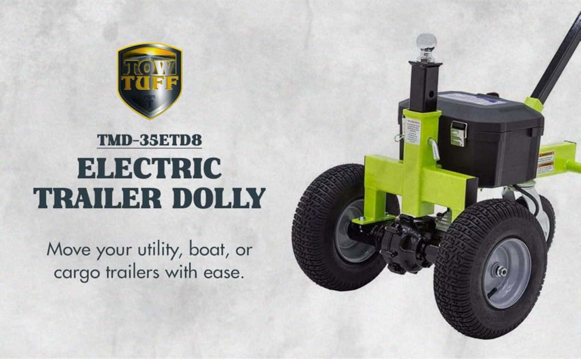Tow Tuff TMD-35ETD8 Powered Utility Hitch Wheel Mover Tow Tuff TMD-35ETD8 Powered Utility Hitch Wheel Mover