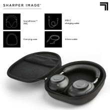 Sharper Image SoundHaven Wireless over Ear Bluetooth