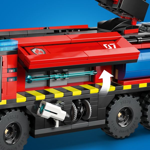 Open the side panels to access tools and gear.