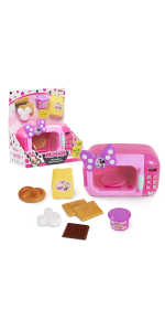 Disney Junior Minnie Mouse Marvelous Microwave Set and Accessories, Pretend  Play, Kids Toys for Ages 3 Up by Just Play