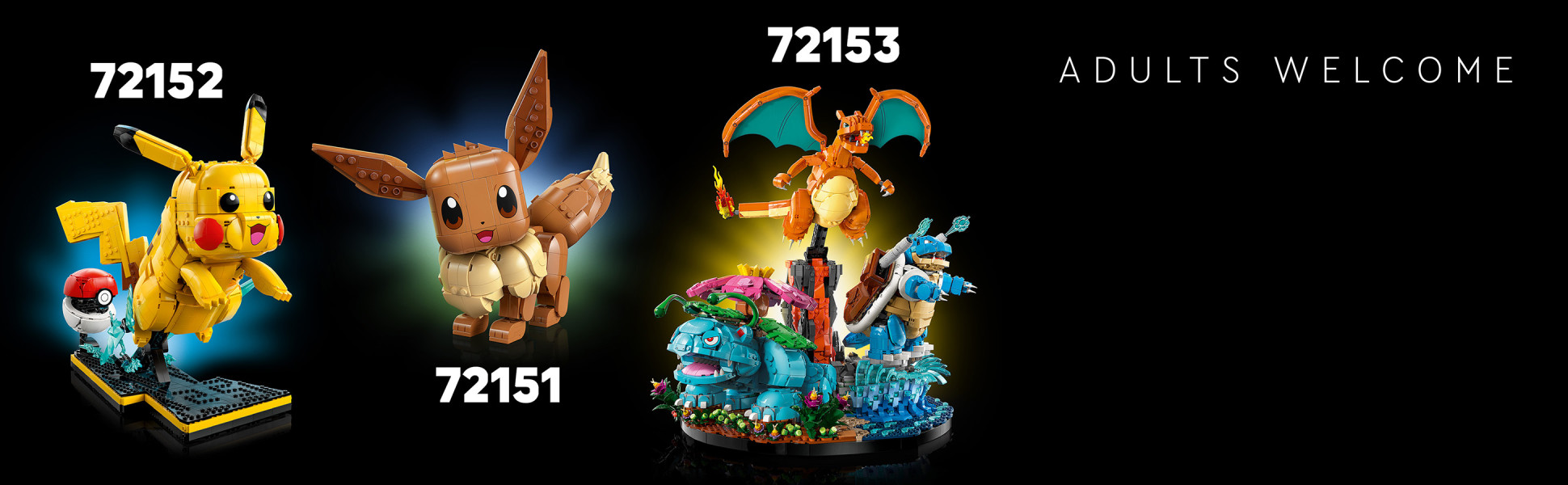 Pokémon sets for adult fans
