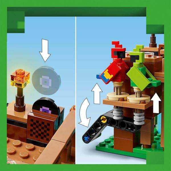 LEGO Minecraft 21282 The Parrot Houses by LEGO Systems Inc