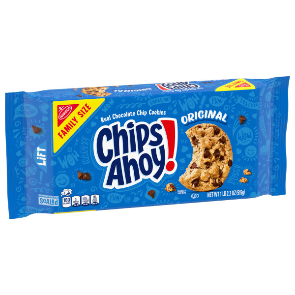 CHIPS AHOY! Original Chocolate Chip Cookies, Family Size Pack