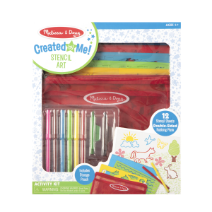 Mimtom Drawing Stencil Kit for Kids, 60 PC Art Set with 370+ Shapes, Sketch  Pad