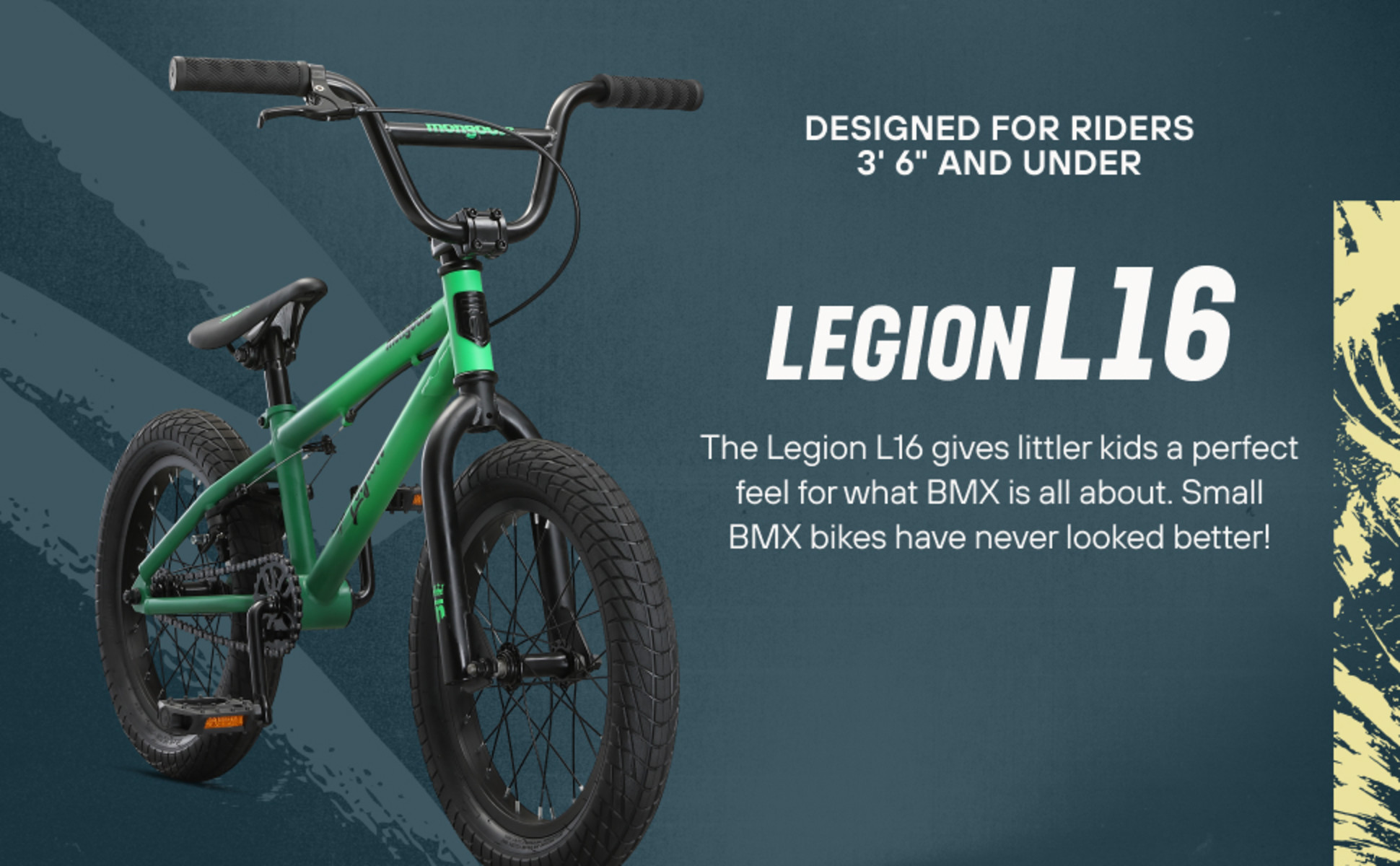 Mongoose Legion LXS Kid's Freestyle BMX Bike, 20