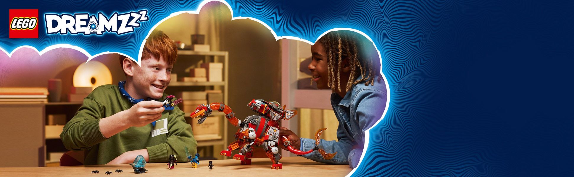 Launch kids’ imaginations with a cool dinosaur space toy that includes 2 out-of-this-world building options.