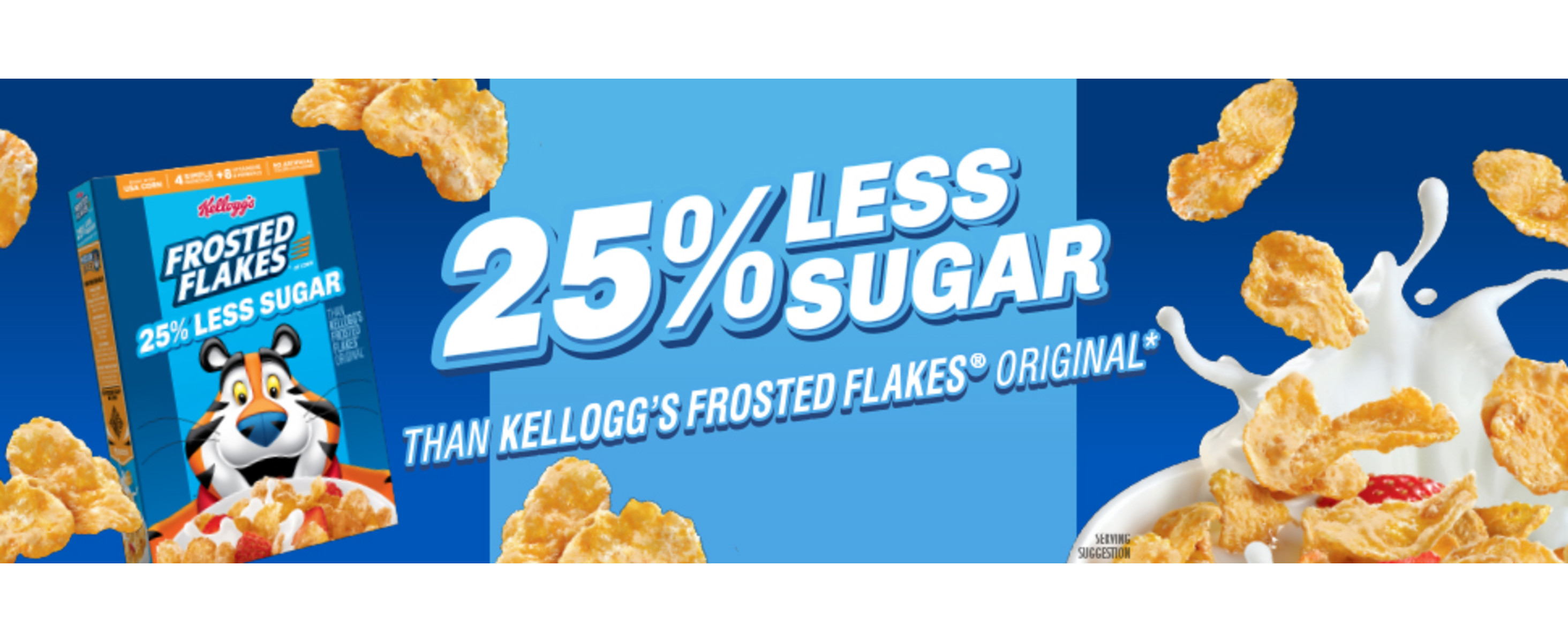 Kellogg's Frosted Flakes Original Cold Breakfast Cereal, Family