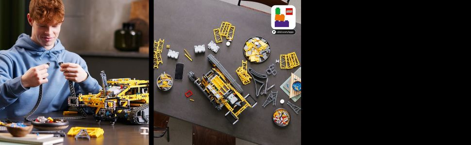 42146 LEGO® TECHNIC Grue à chenilles Liebherr LR 13000 - Conrad