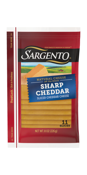 Sargento Sliced Sharp Natural Cheddar Cheese