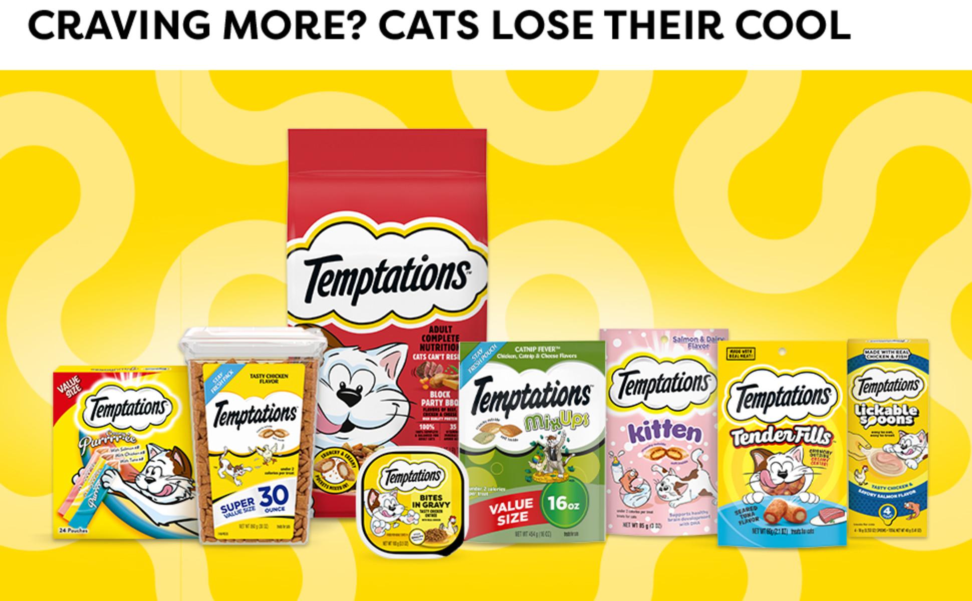 Temptations MixUps Surfer's Delight Flavor Crunchy and Soft Cat
