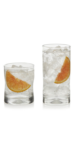 Libbey Impressions 16-Piece Tumbler and Rocks Glass Set