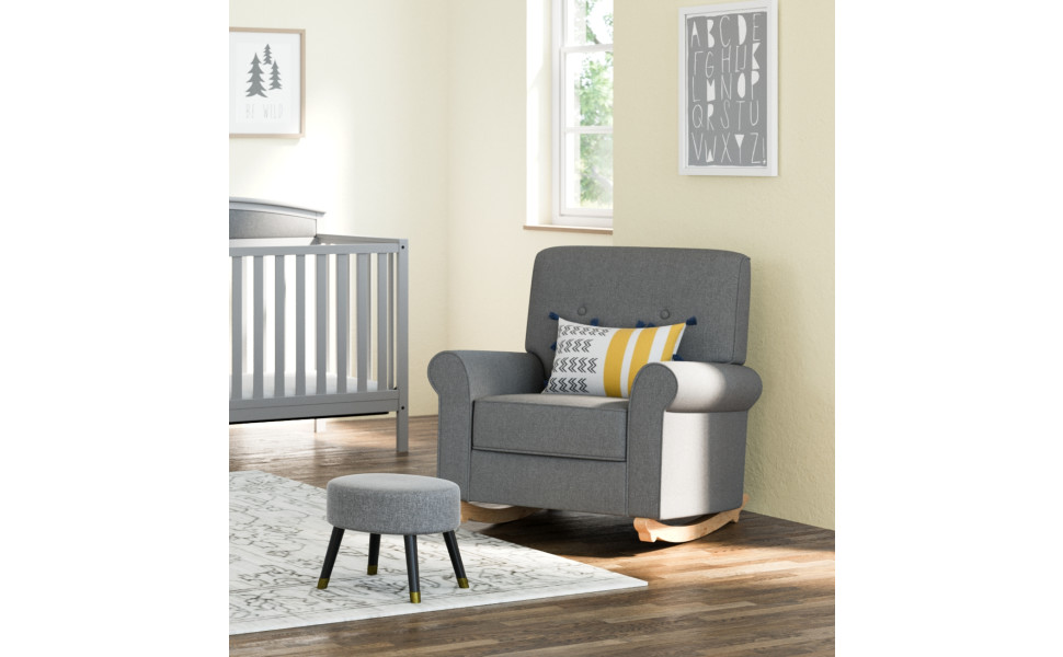 Graco rocking chair online and ottoman