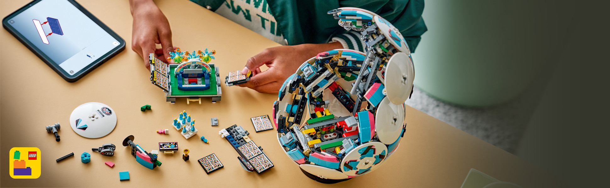 Builders can zoom in, rotate sets in 3D and track their progress using the fun, intuitive LEGO Builder app.